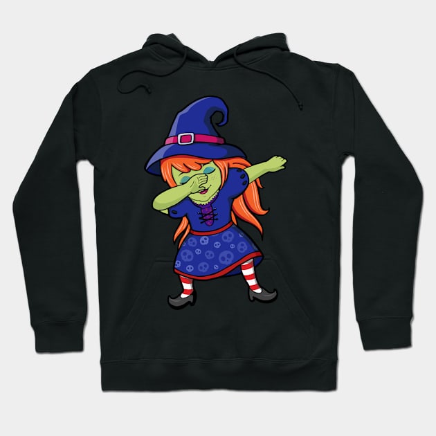 Dabbing Redhead Witch Hoodie by zeno27